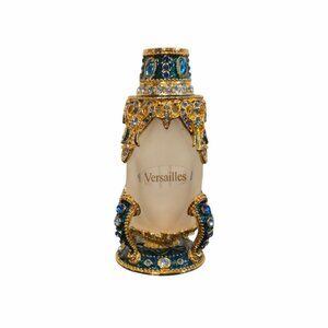 Vintage Versailles Rhinestone Perfume Glass bottle collectible bejeweled